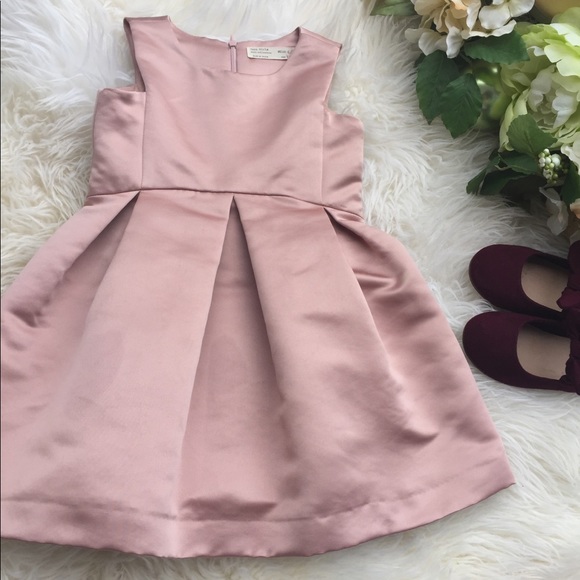 zara dusty pink dress